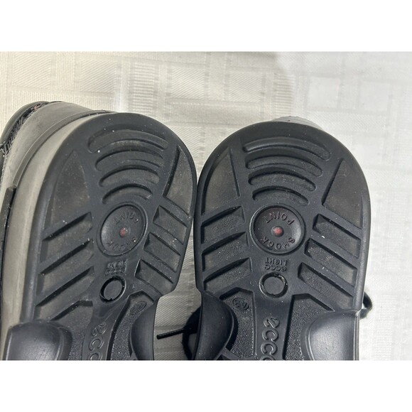 ECCO Black Leather Shoe Bicycle Toe Comfort Casual Shock Point Size 43/ US 9-9.5 main image 6